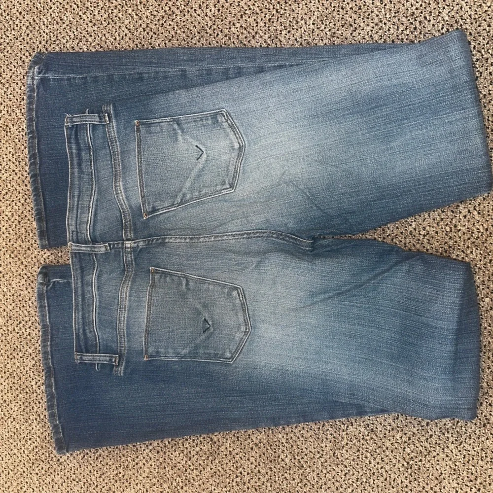 Hudson Jeans Women 28 Blue High Rise Flare Leg Stretch Denim Medium Wash 5890